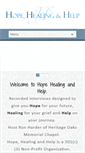 Mobile Screenshot of hopehealinghelp.com